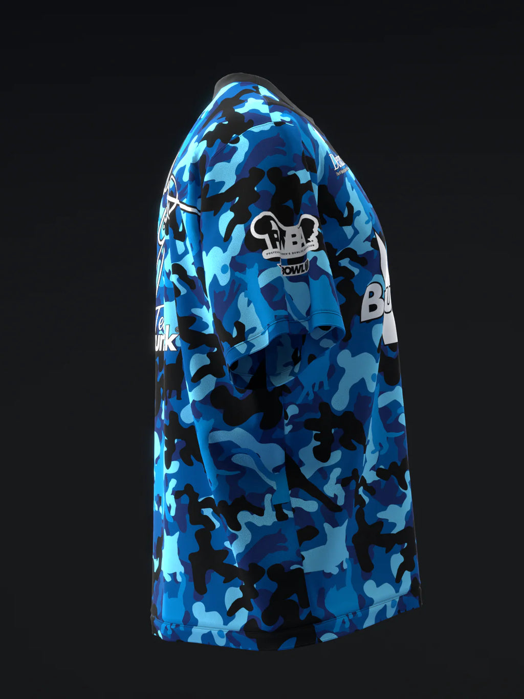 Custom Name - Ashly Galante Cat Camo Bowling Jersey - All Size