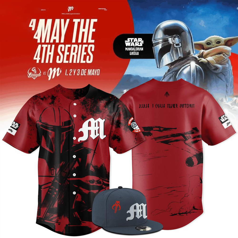 Custom Name - Rojos del Mexico x Star Wars Night Baseball Jersey - All Size