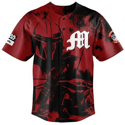 Custom Name - Rojos del Mexico x Star Wars Night Baseball Jersey - All Size