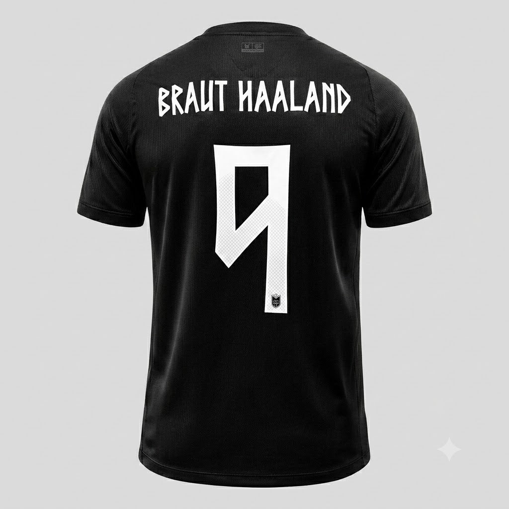 Custom Name - Braut Haaland Norway 2026 WC Home Jersey Soccer - All Size