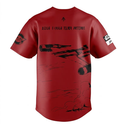 Custom Name - Rojos del Mexico x Star Wars Night Baseball Jersey - All Size
