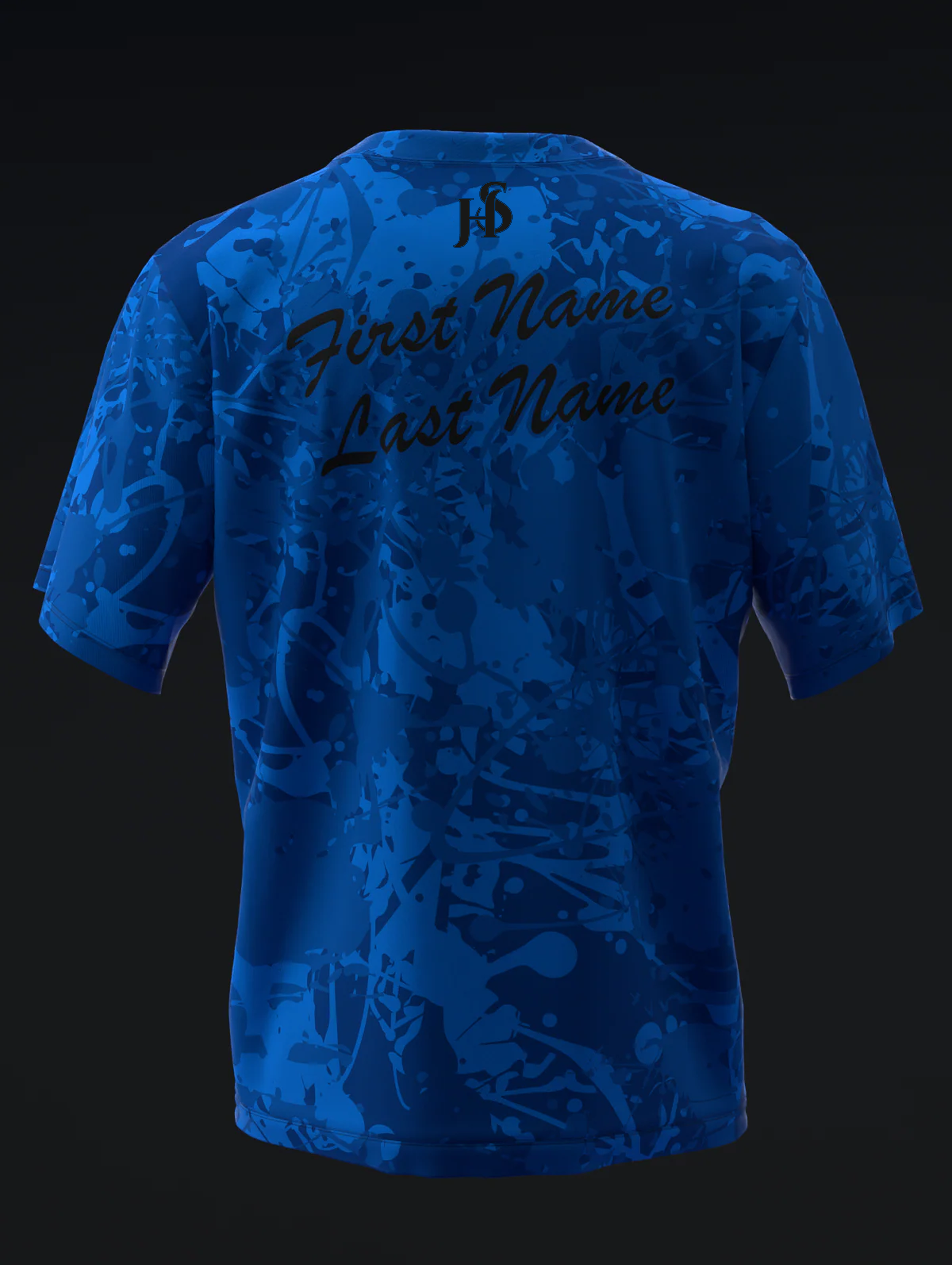 Custom Name - Motiv Blue Tank Bowling Jersey - All Size