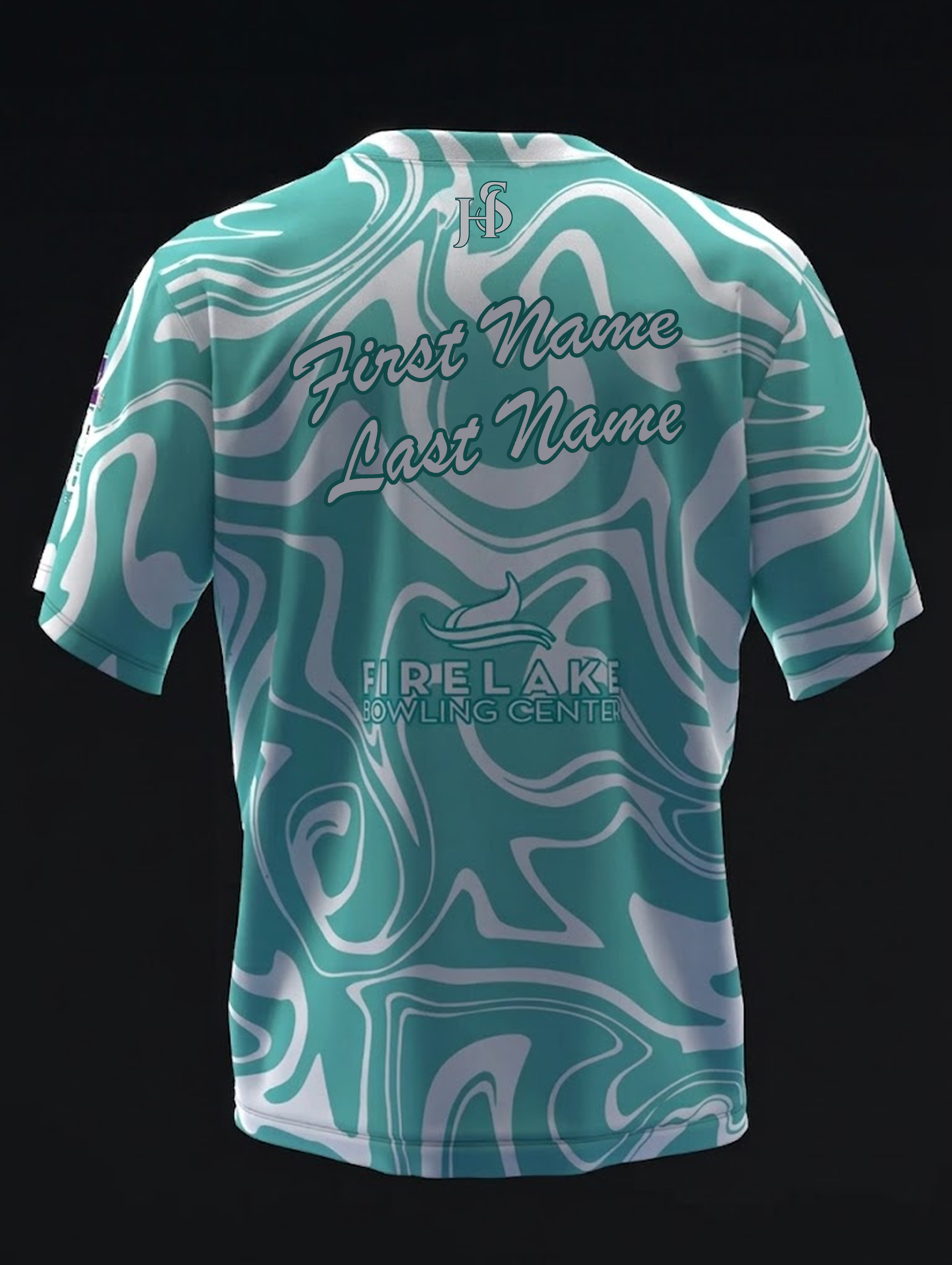 Custom Name - Sarah Klassen 2026 Spearmint Swirl Bowling Jersey - All Size