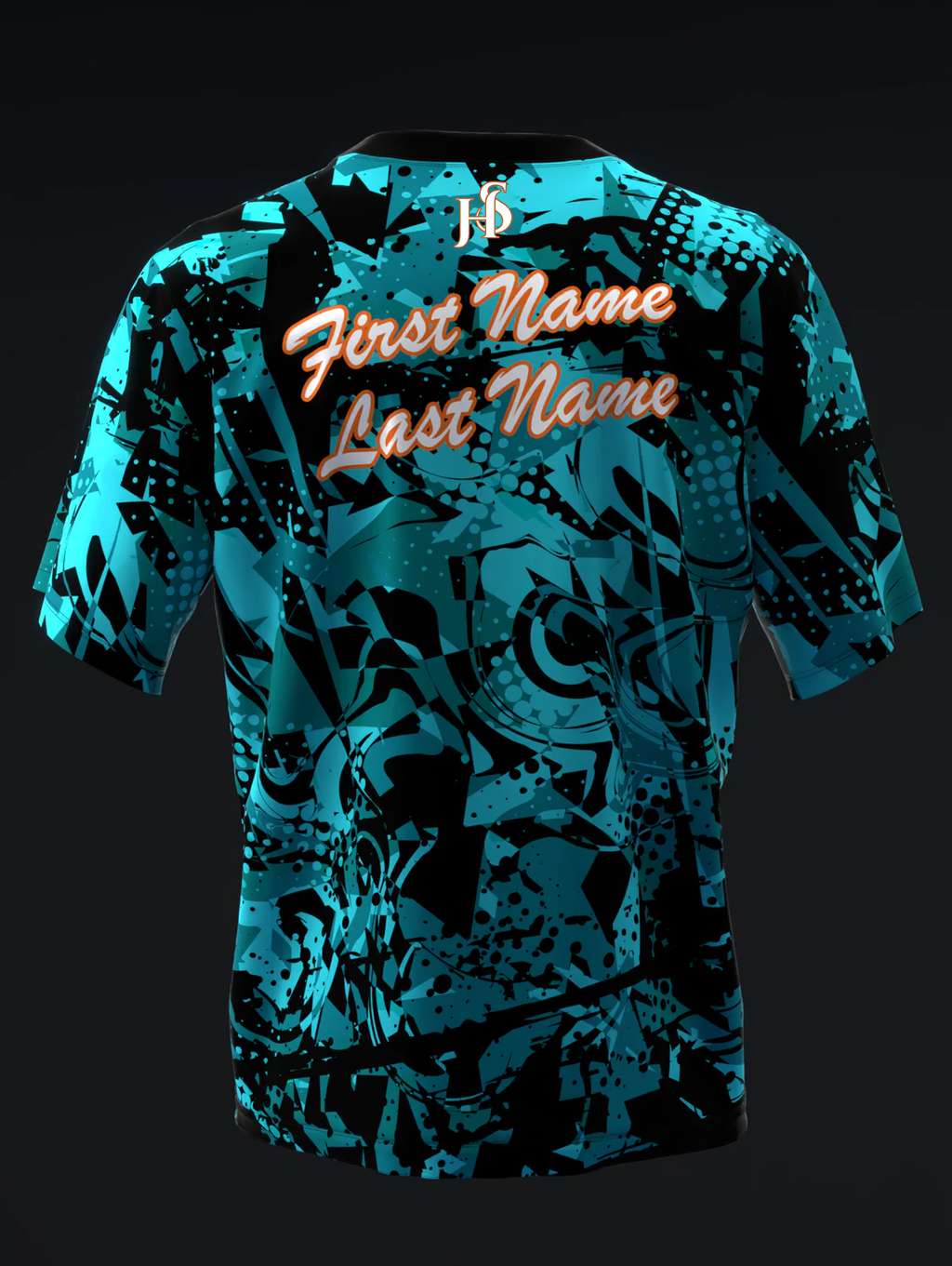 Custom Name - Radical Revenge Solid Bowling Jersey - All Size