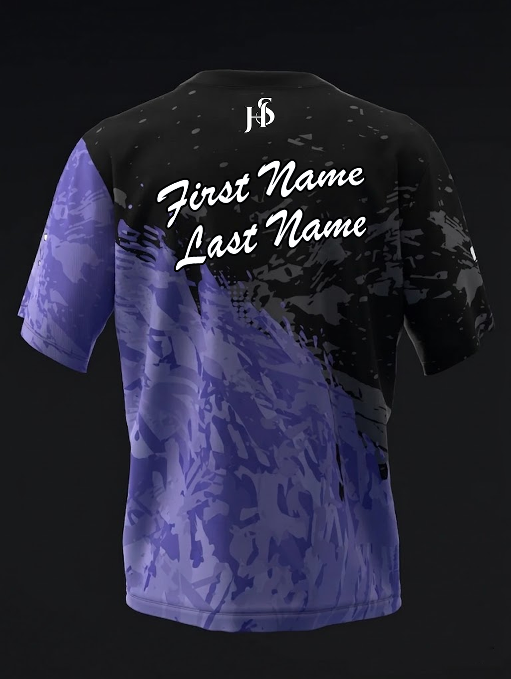 Custom Name - Dennis Bissonnette Side Grunge BP Bowling Jersey - All Size