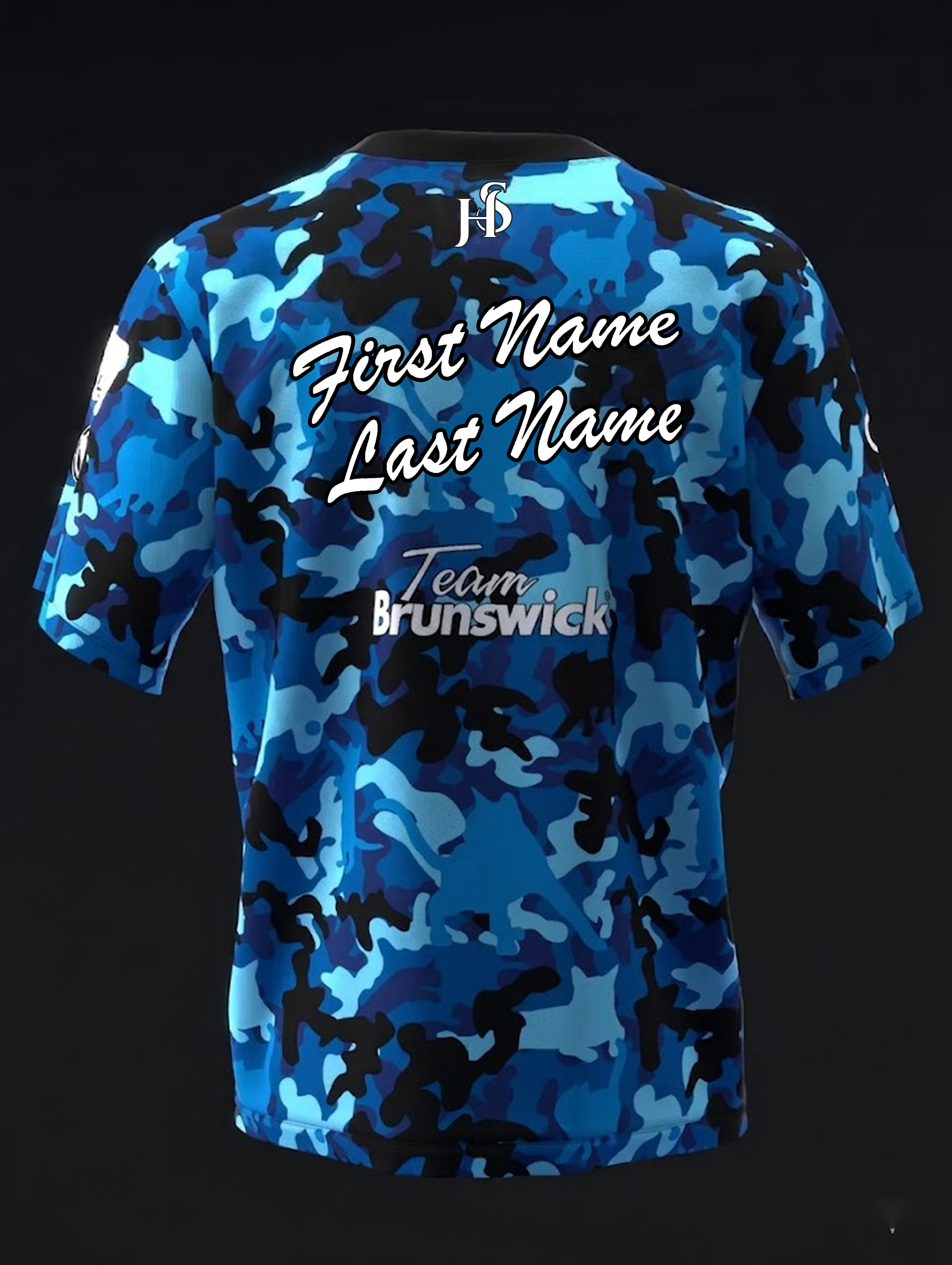 Custom Name - Ashly Galante Cat Camo Bowling Jersey - All Size