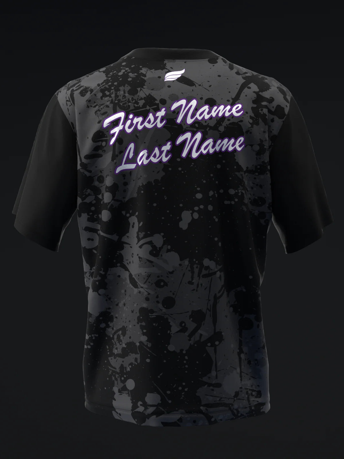 Custom Name - Storm Night Road Bowling Jersey - All Size