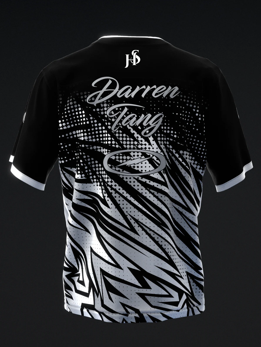 Custom Name - Darren Tang 2024 Colorway Black Silver Bowling Jersey - All Size