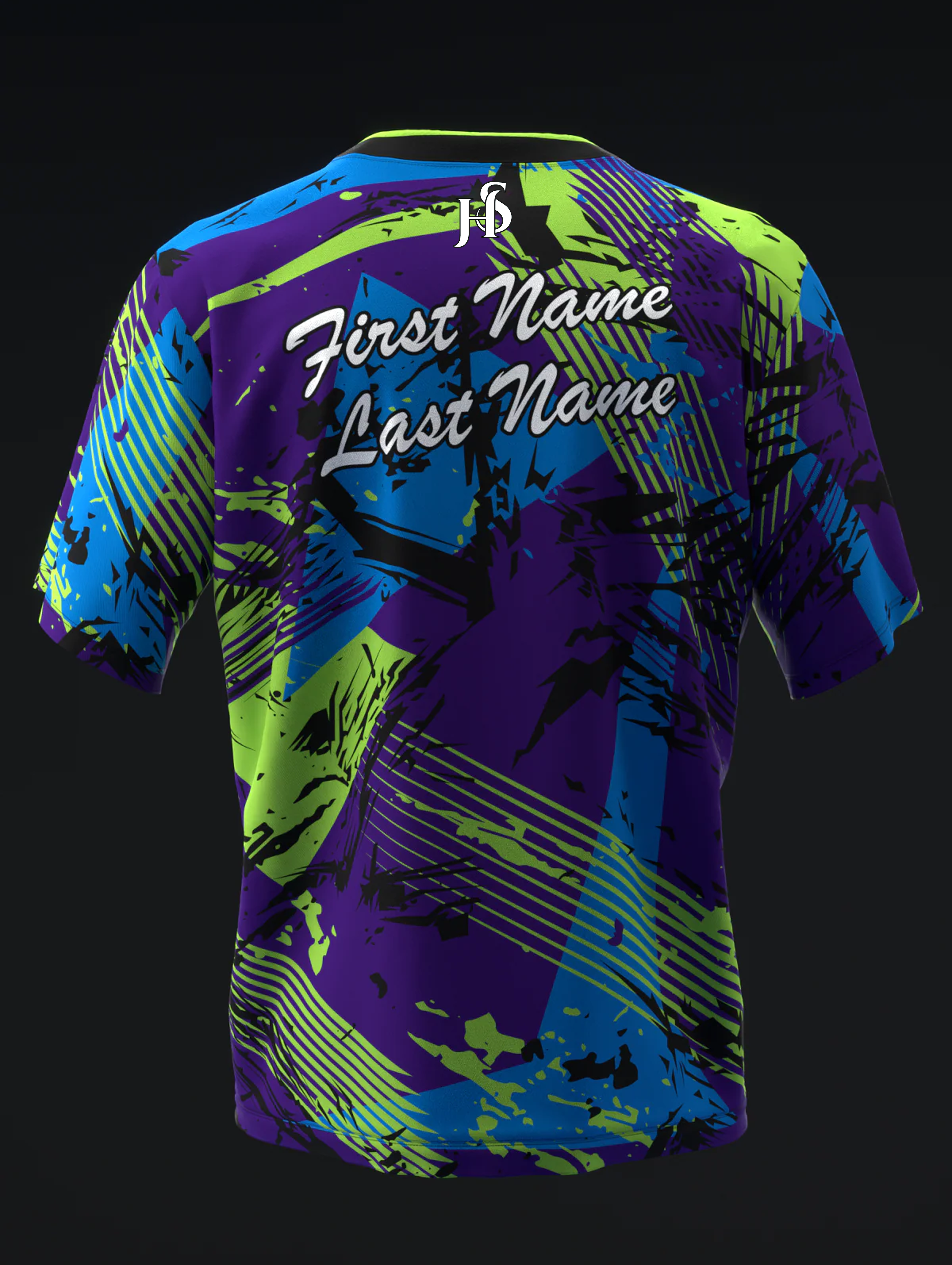 Custom Name - Hammer Dark Web Hybrid Bowling Jersey - All Size