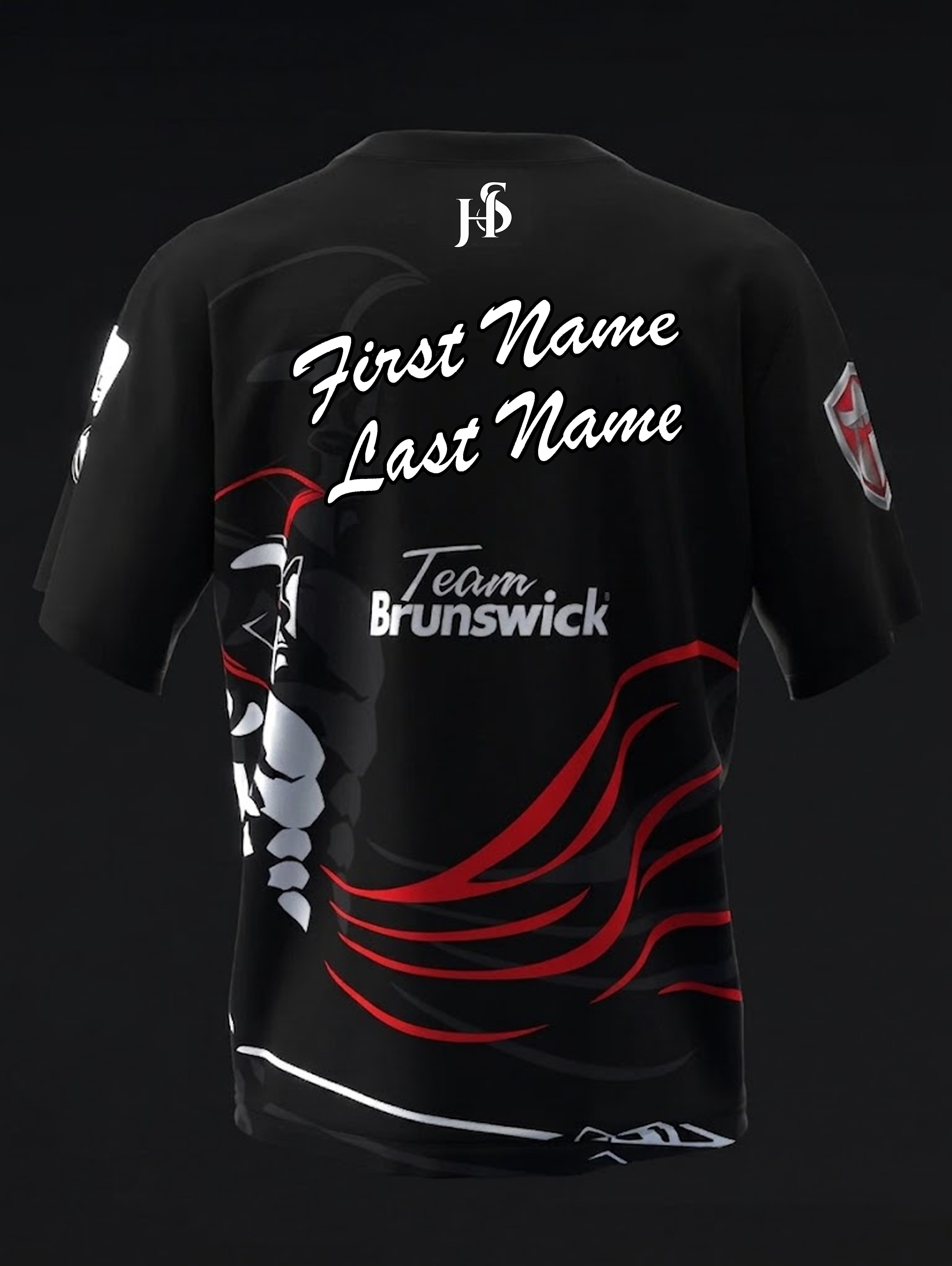 Custom Name - Ashly Galante Spartan Warriors Bowling Jersey - All Size