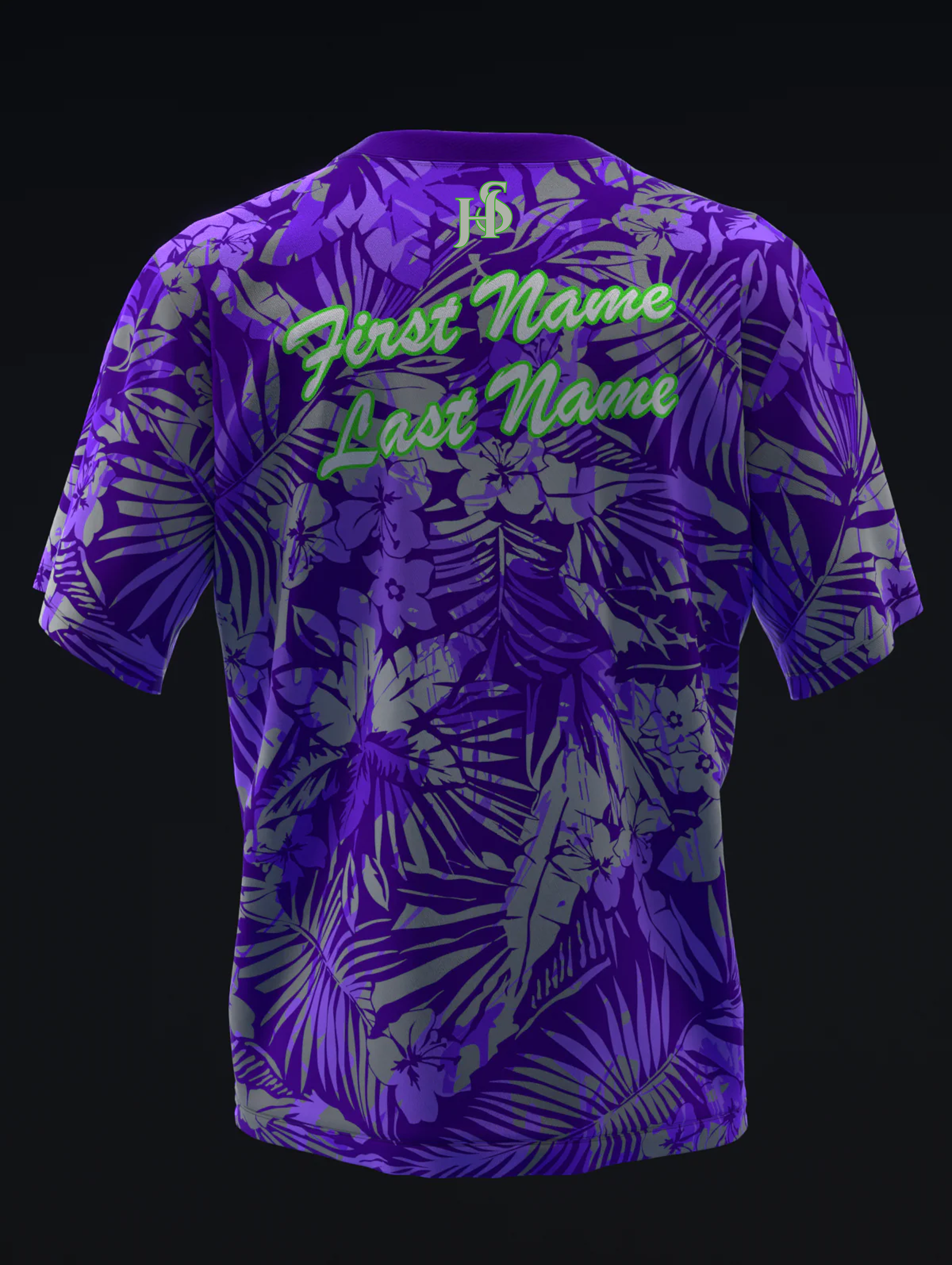 Custom Name - Storm Tropical Surge Pearl Sp Neon Bowling Jersey - All Size