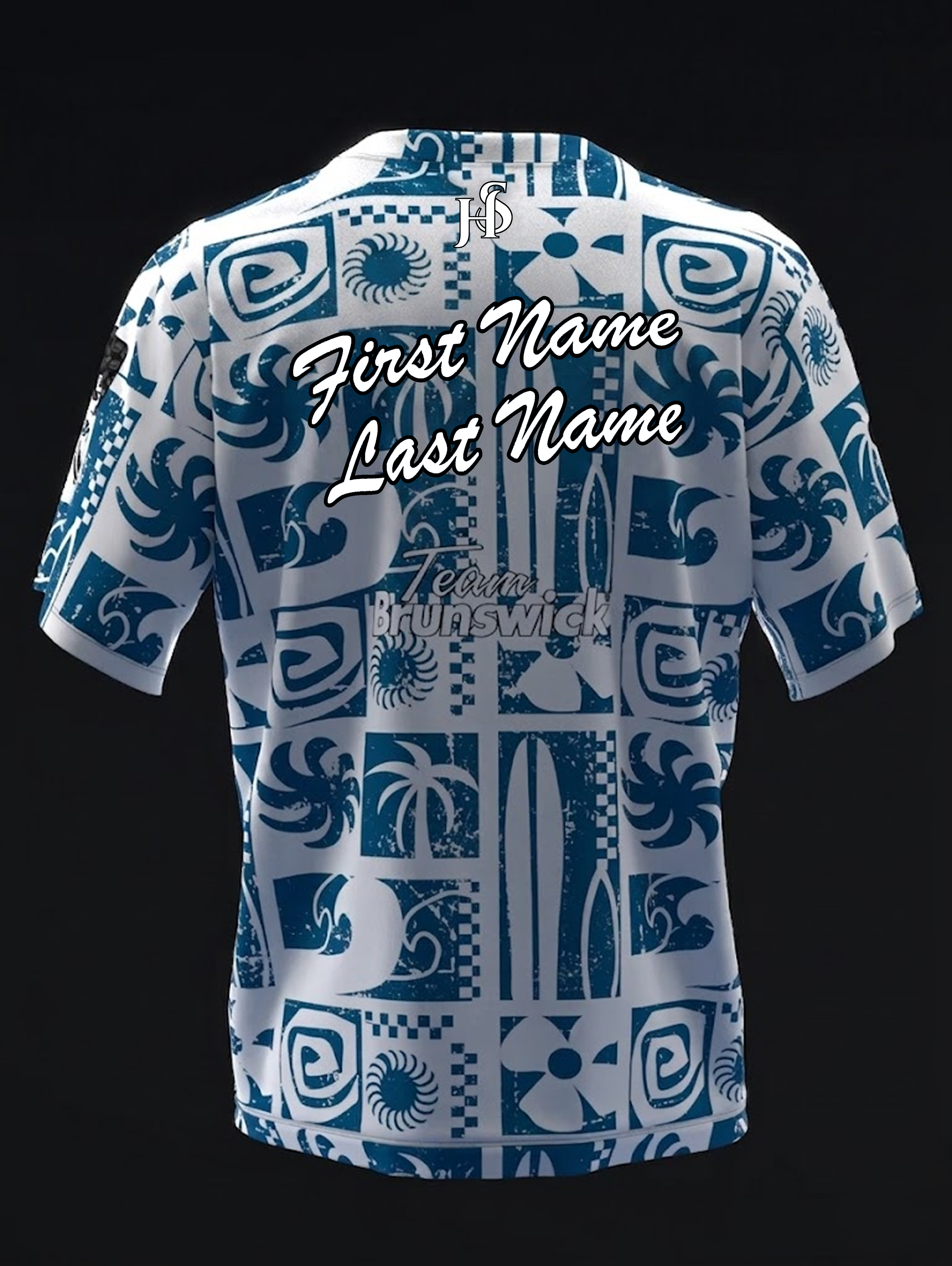 Custom Name - Ashly Galante Tribal Championship Bowling Jersey - All Size