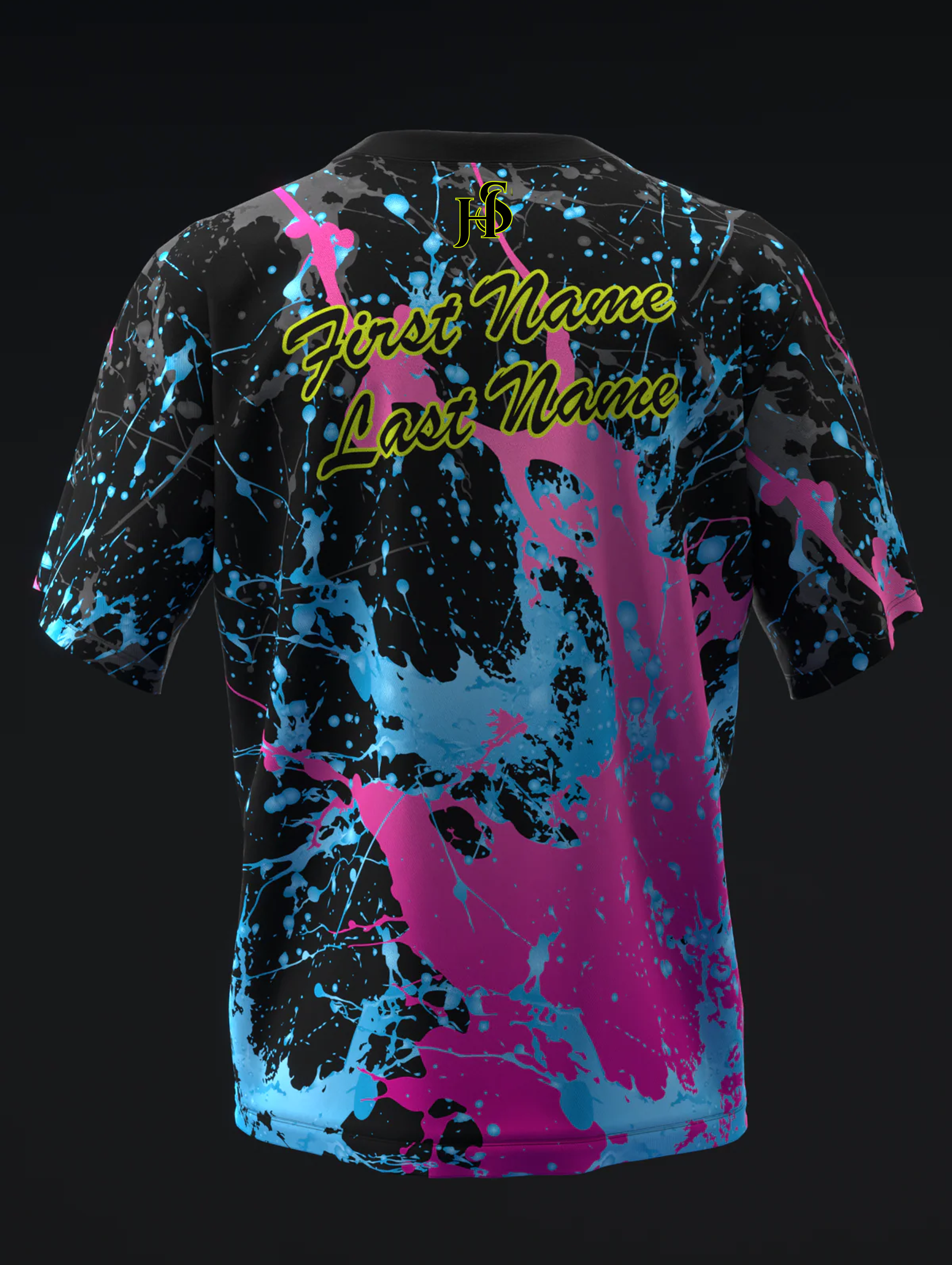 Custom Name - DV8 - Mantra Solid Bowling Jersey - All Size