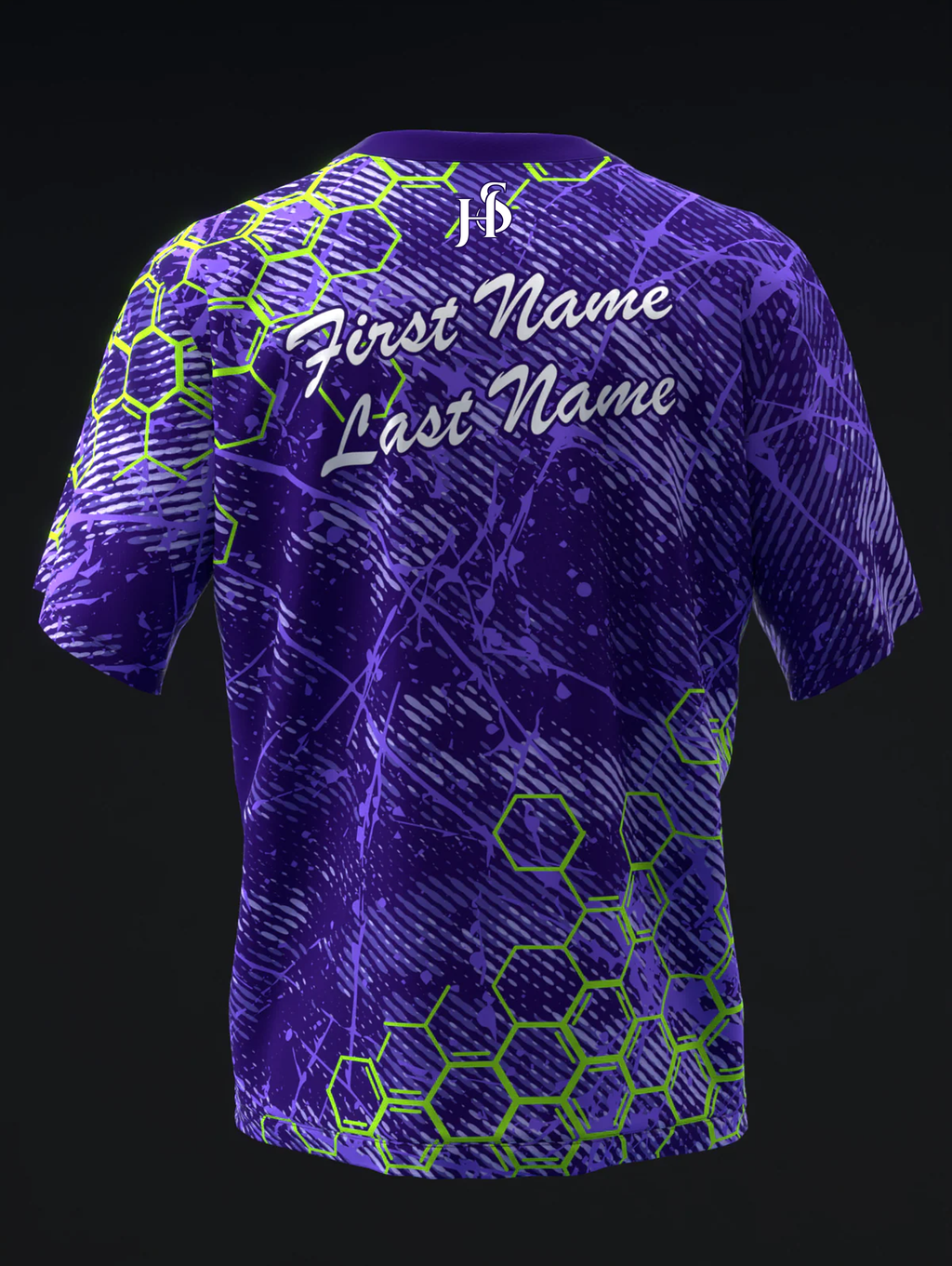 Custom Name - Track Synthesis Neon Bowling Jersey - All Size