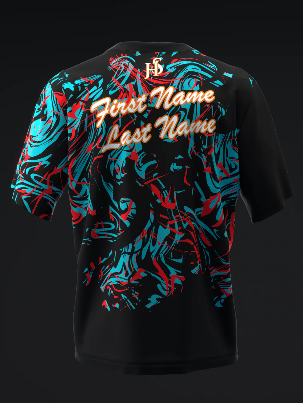 Custom Name - Ebonite The One Reverb Bowling Jersey - All Size