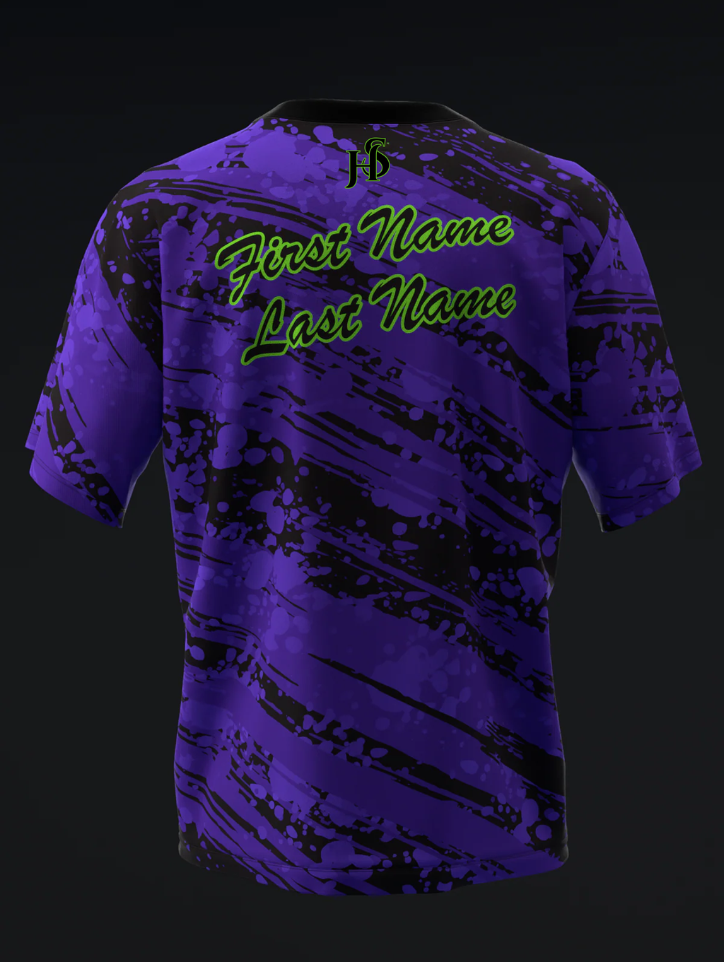 Custom Name - Brunswick Crown 78U Neon Bowling Jersey - All Size
