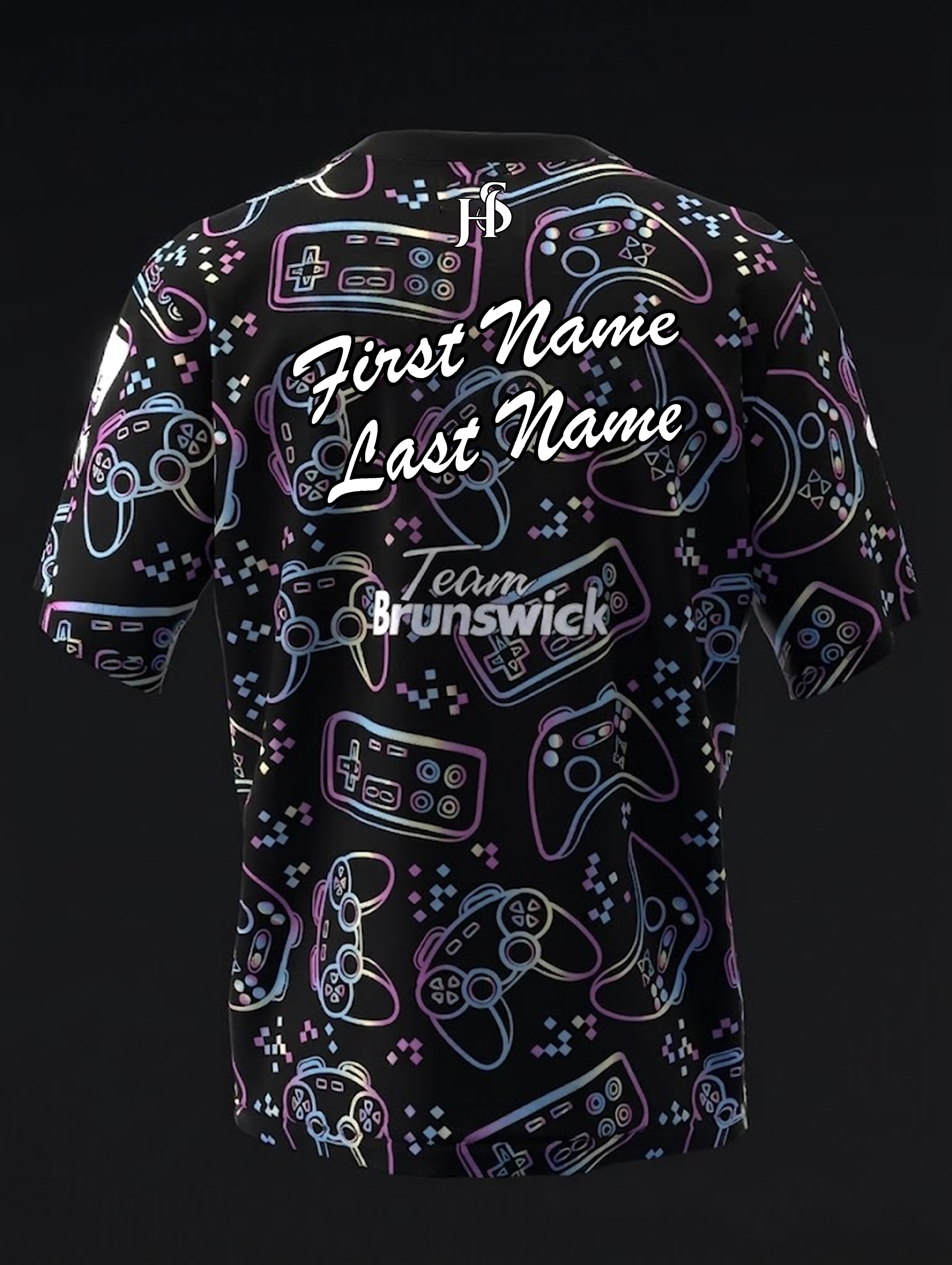 Custom Name - Ashly Galante Joysticks Bowling Jersey - All Size