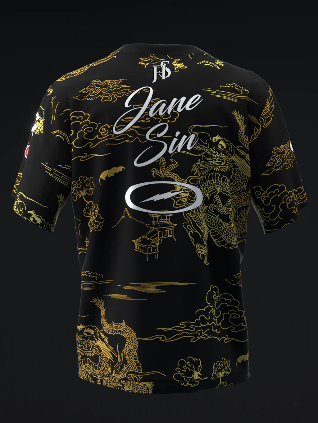 Custom Name - Li Jane Sin 2025 Dragon Sky Bowling Jersey - All Size