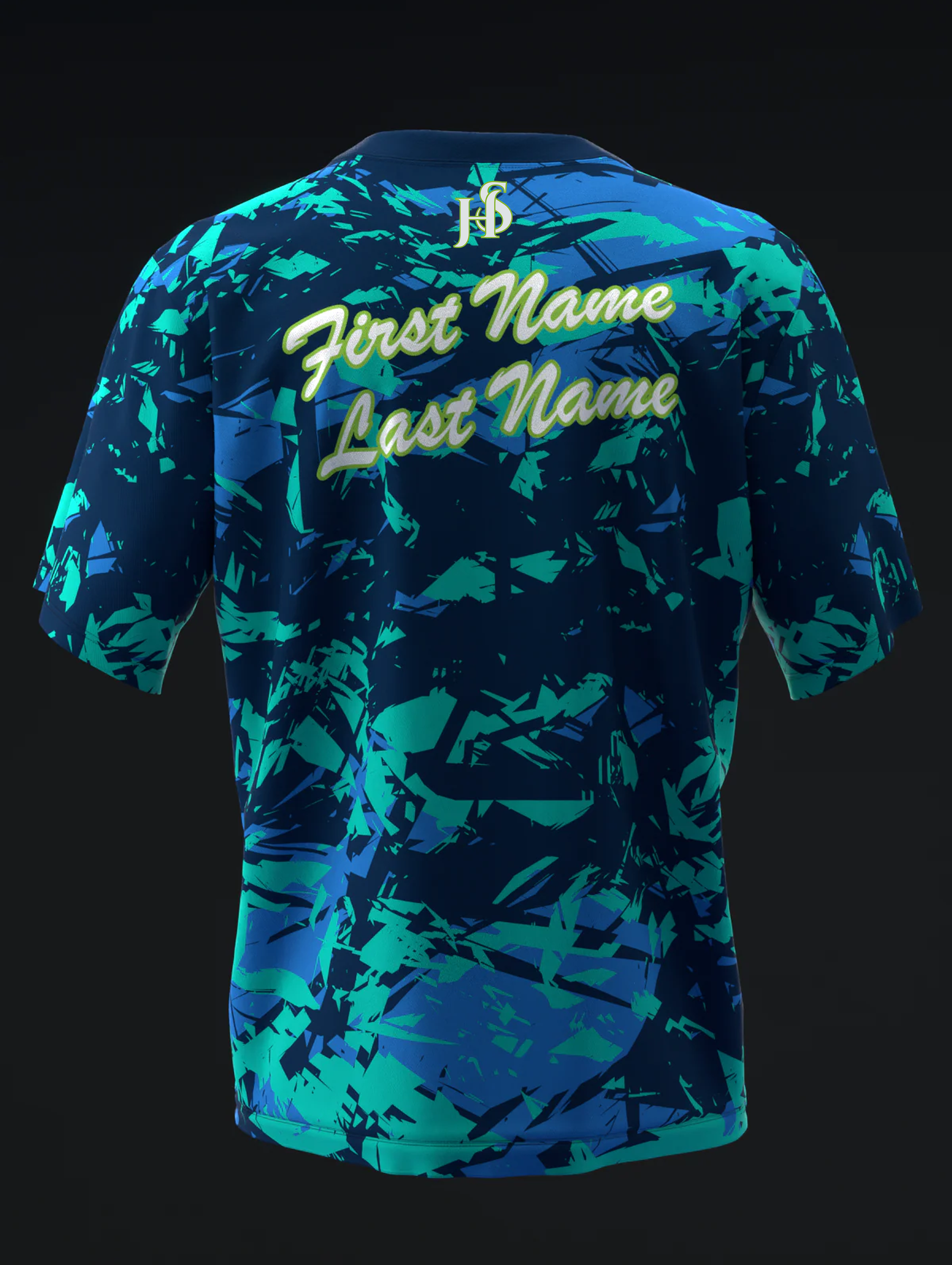 Custom Name - Ebonite Emerge Hybrid Bowling Jersey - All Size