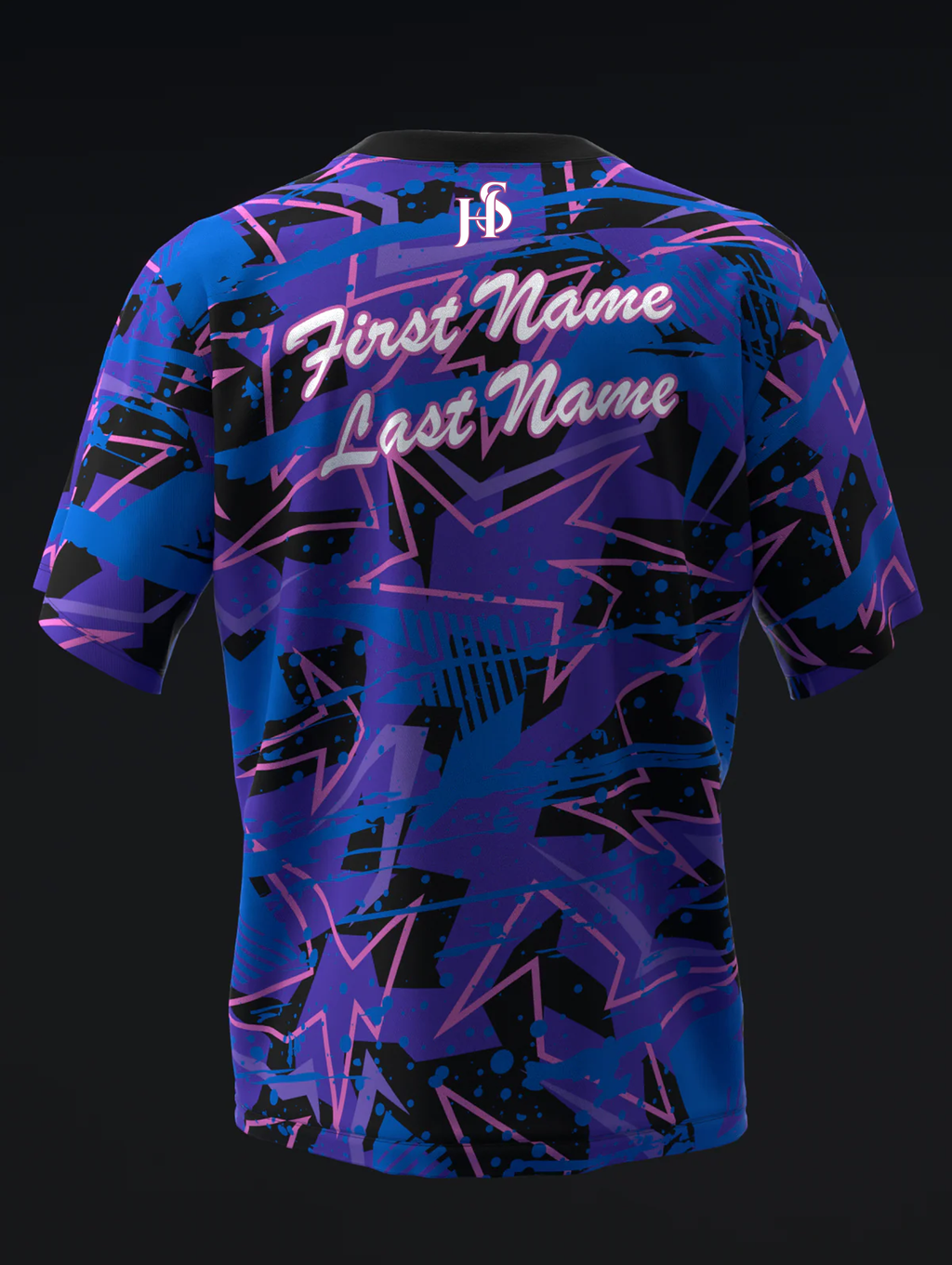 Custom Name - Track Theorem Solid Bowling Jersey - All Size