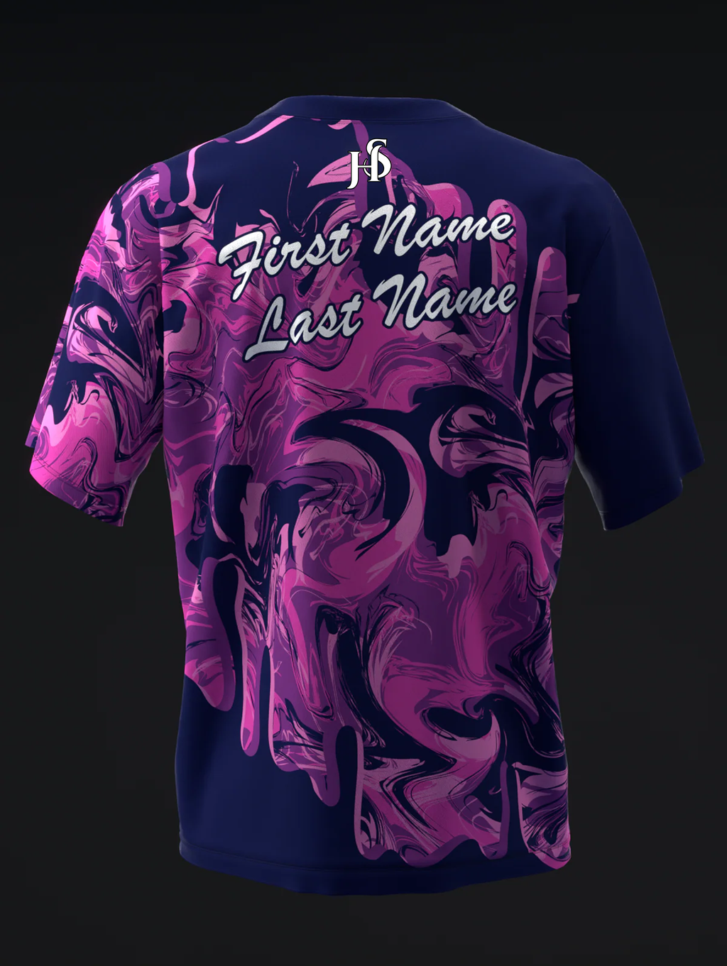 Custom Name - Storm Tropical Surge Pink Purple Bowling Jersey - All Size