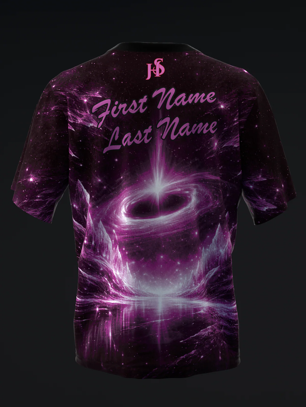 Custom Name - Radical Outer Limits Black Hole Bowling Jersey - All Size