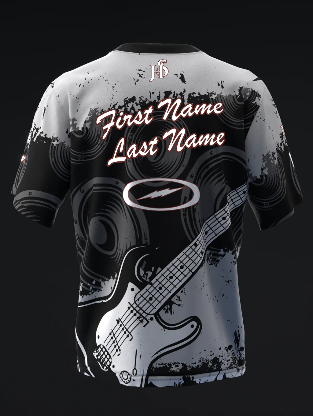 Custom Name - Nick Brown Rock Band Bowling Jersey - All Size