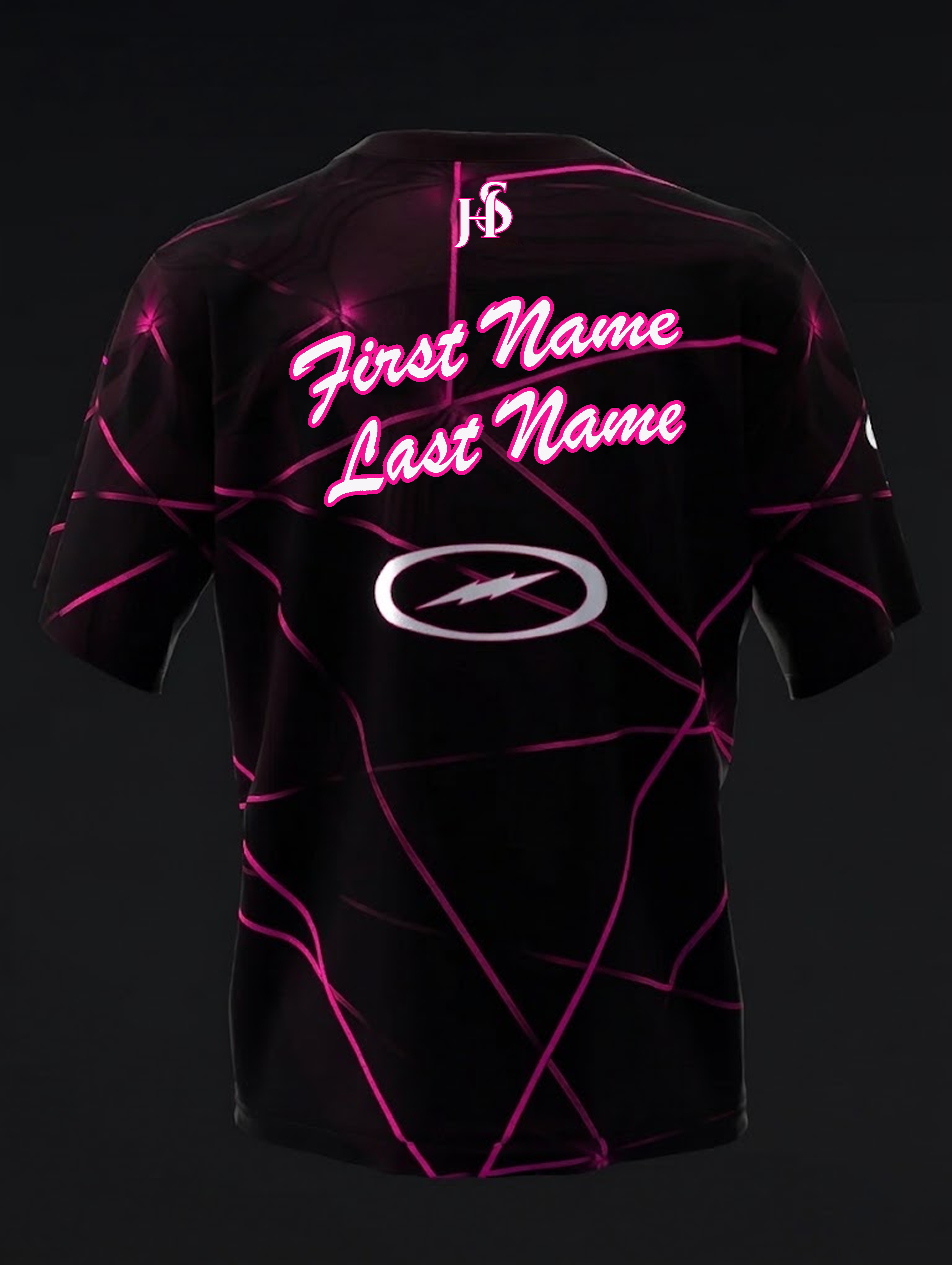 Custom Name - Victoria Varano Light Waves Bowling Jersey - All Size