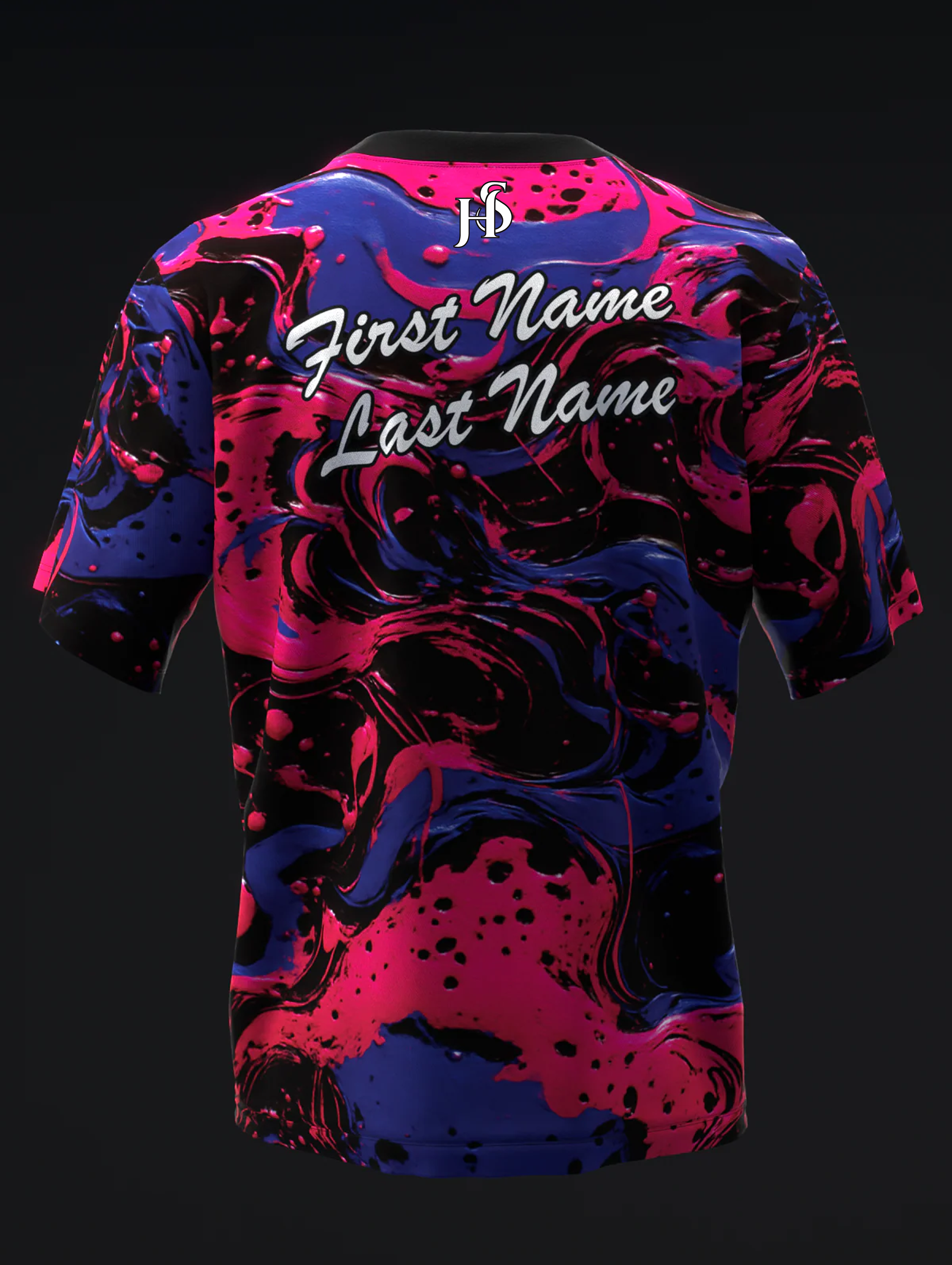 Custom Name - Radical No Doubt Solid Bowling Jersey - All Size