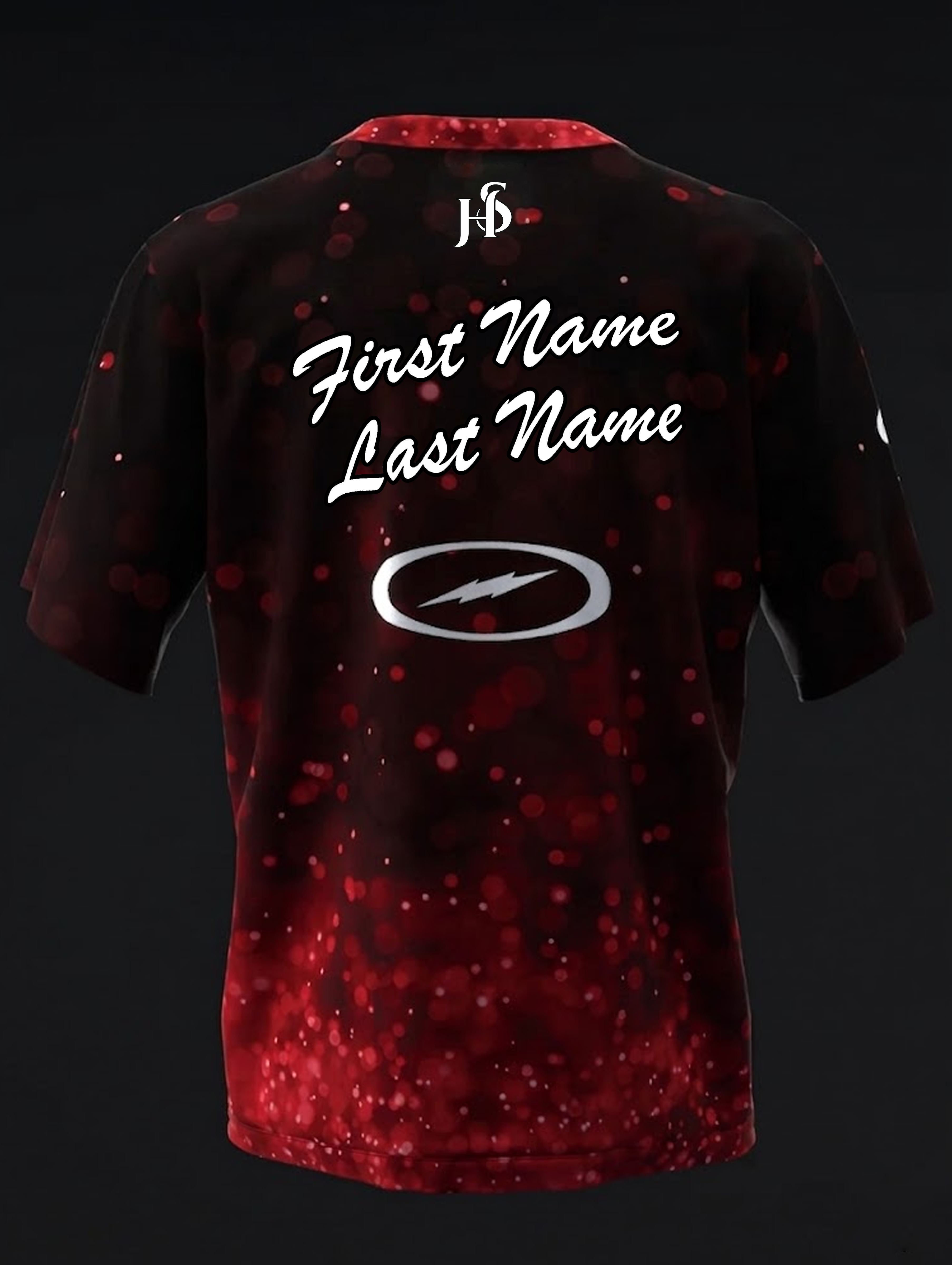 Custom Name - Victoria Varano Bokeh Bowling Jersey - All Size