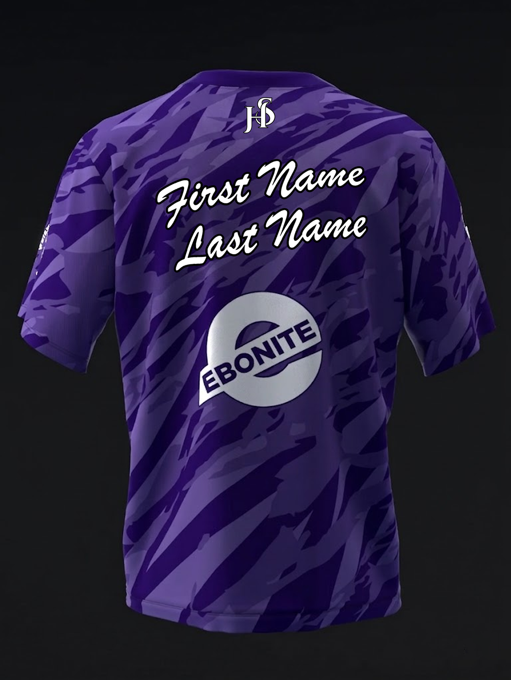 Custom Name - Matt Sanders Elbram Dark Purple Bowling Jersey - All Size