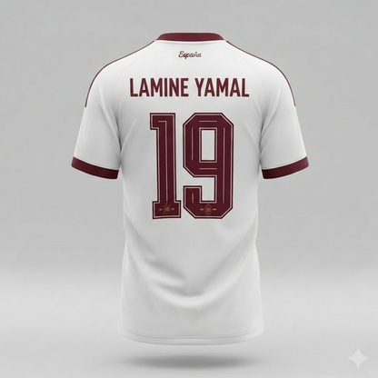 Custom Name - Spain 2026 Away Soccer Jersey National Team Fan - All Size