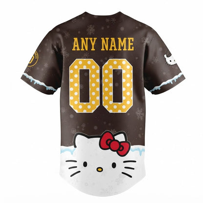Custom Name - Padres x Hello Kitty Night 2026 Baseball Jersey - All Size