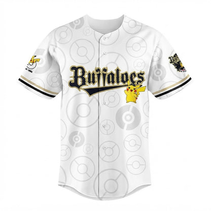 Custom Name - Buffaloes x Pokemon 30th Anniversary Baseball Jersey - All Size