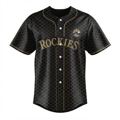 Custom Name - Rockies x Fourth Wing Night Baseball Jersey - All Size