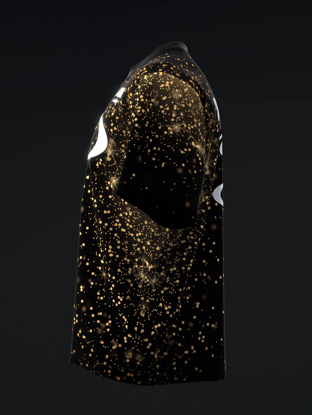Custom Name - Victoria Varano Glitter Gold Black Bowling Jersey - All Size