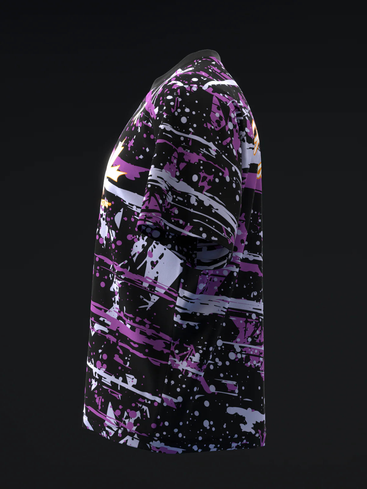 Custom Name - Radical Zigzag Solid Bowling Jersey - All Size