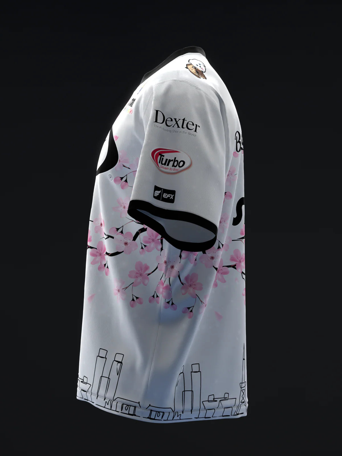 Custom Name - Bryanna Cote 2025 Chapan Silver Pink Bowling Jersey - All Size