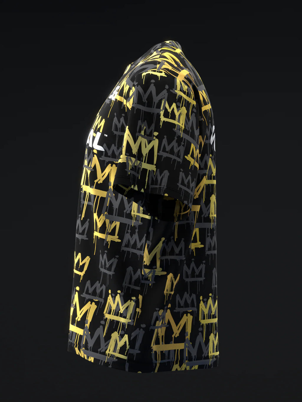 Custom Name - Chris Mcmillan Gold King Remix Black Bowling Jersey - All Size