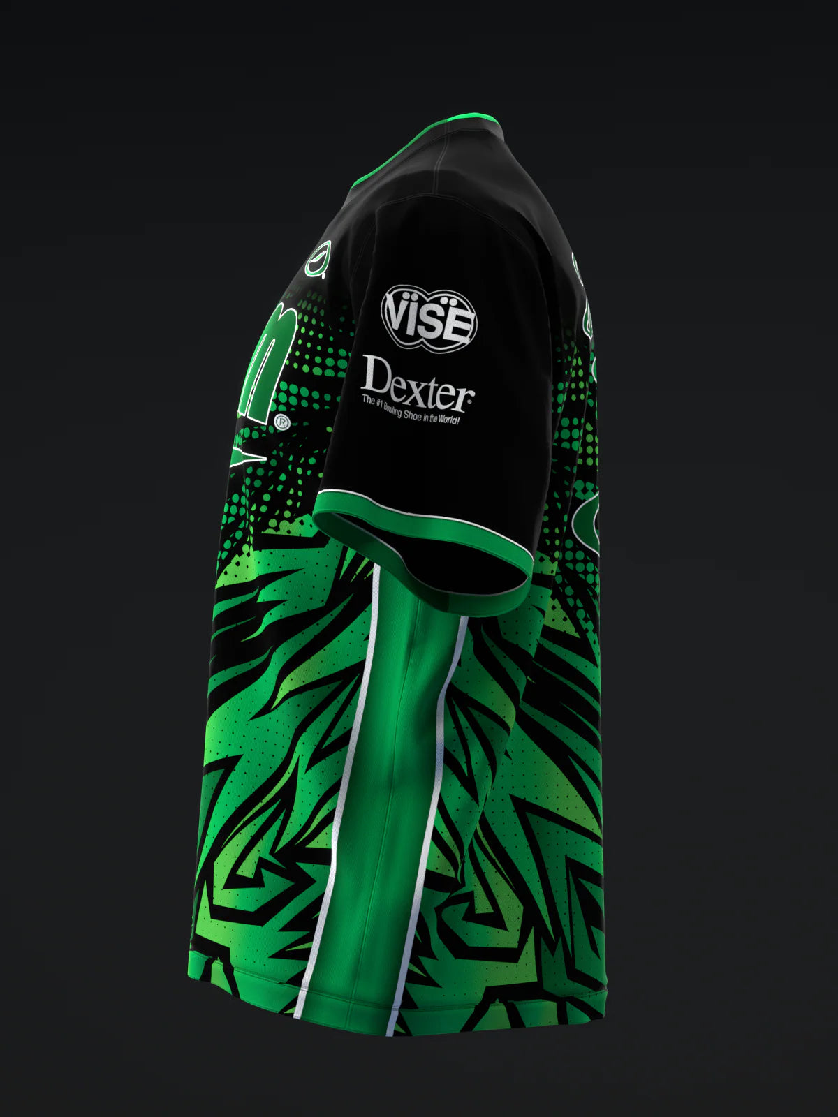 Custom Name - Darren Tang 2022 Colorway Green Black Bowling Jersey - All Size