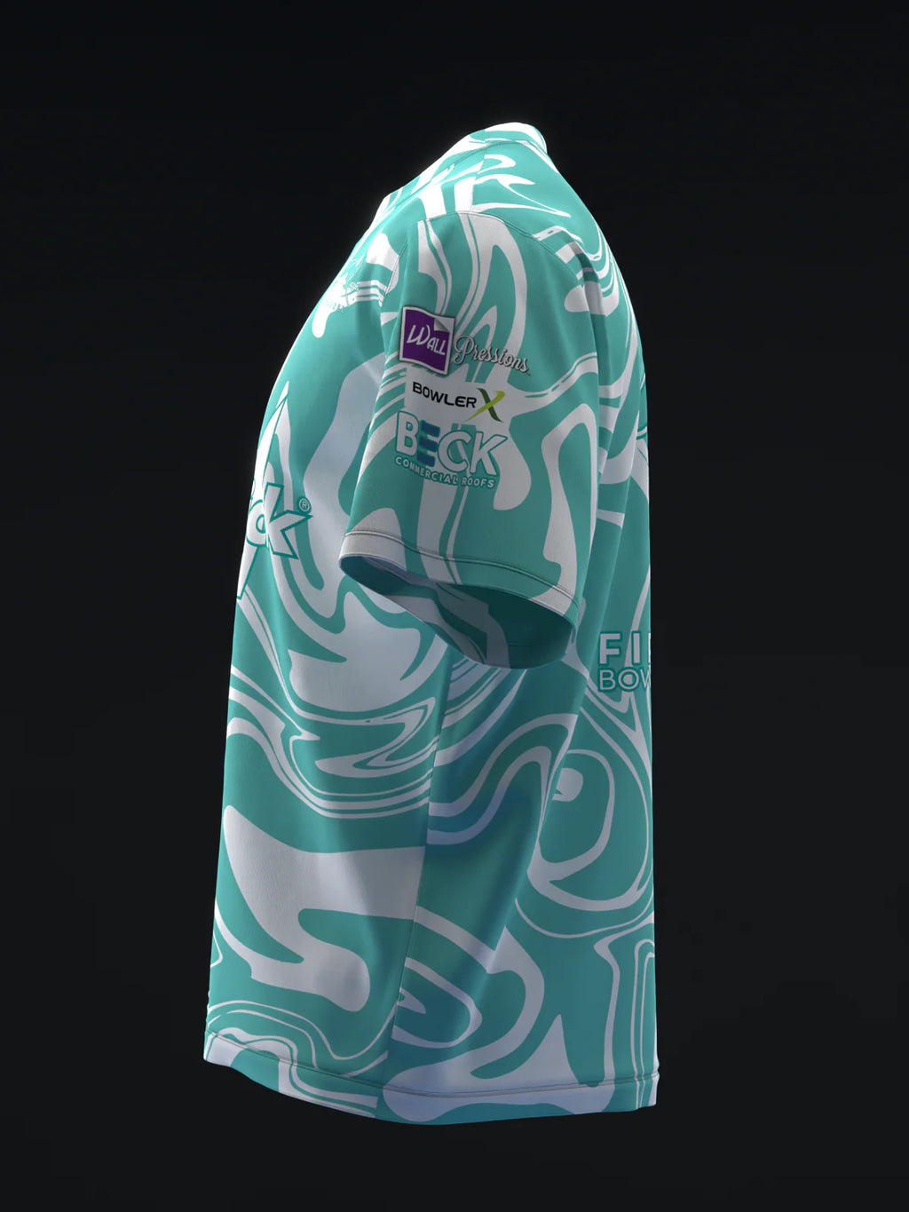 Custom Name - Sarah Klassen 2026 Spearmint Swirl Bowling Jersey - All Size