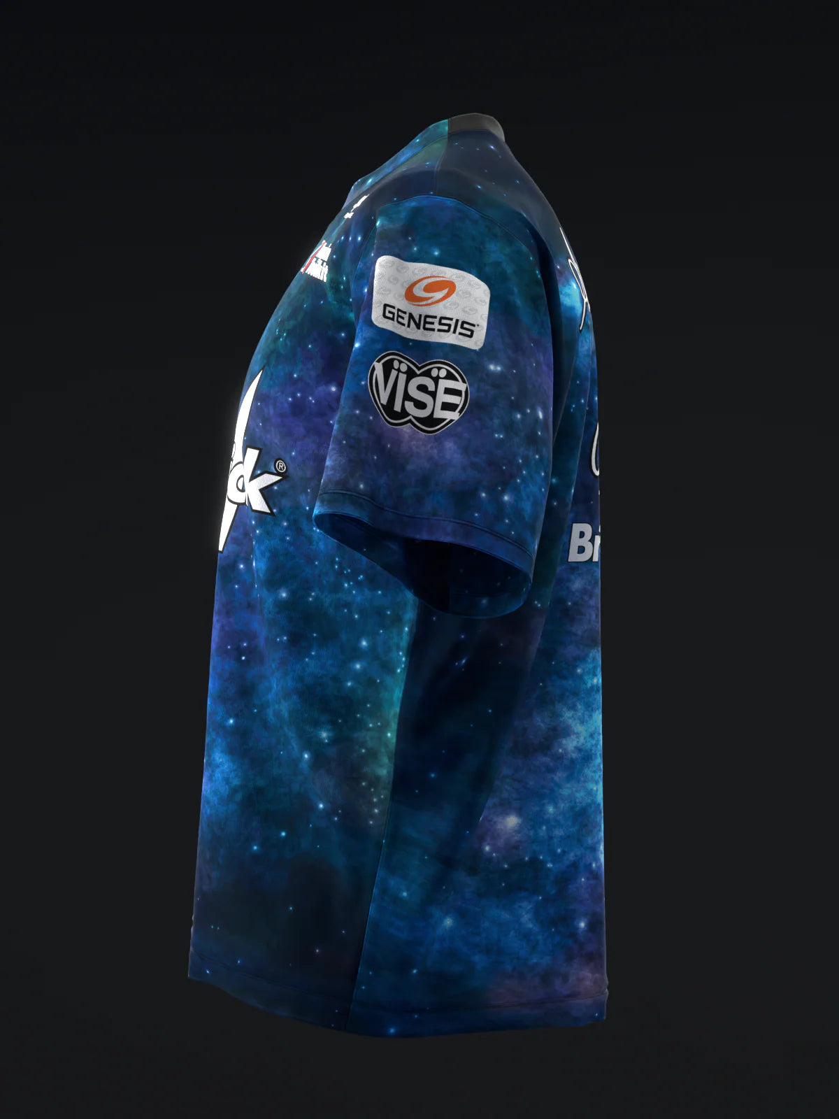 Custom Name - Ashly Galante Galaxy Bowling Jersey - All Size