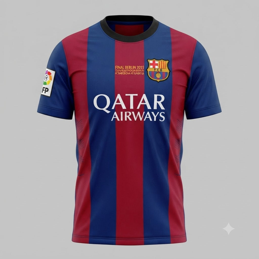 Custom Name - Barcelona Home Retro Jersey Messii Soccer - All Size