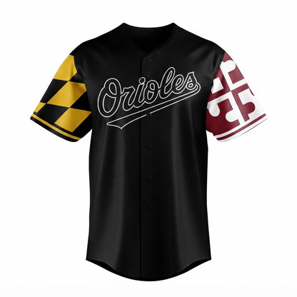 Custom Name - Orioles x Maryland Night 2026 Baseball Jersey - All Size