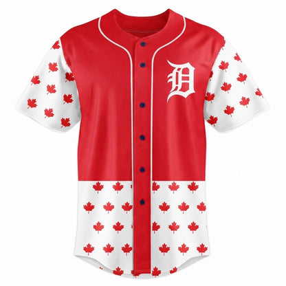 Custom Name - Tigers Canadian Heritage 2026 Baseball Jersey - All Size