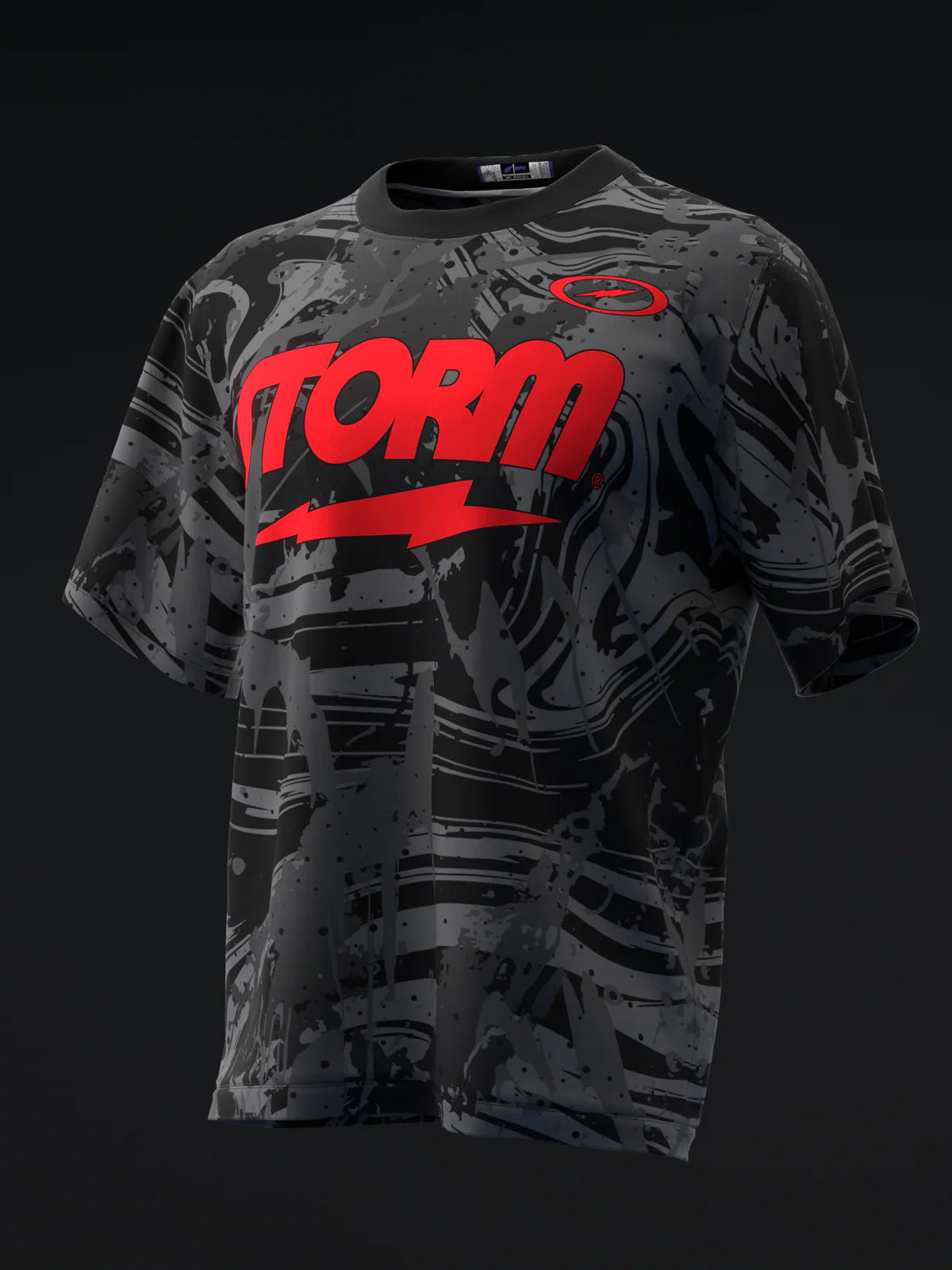 Custom Name - Storm Tropical Surge Midnight Pearl Bowling Jersey - All Size