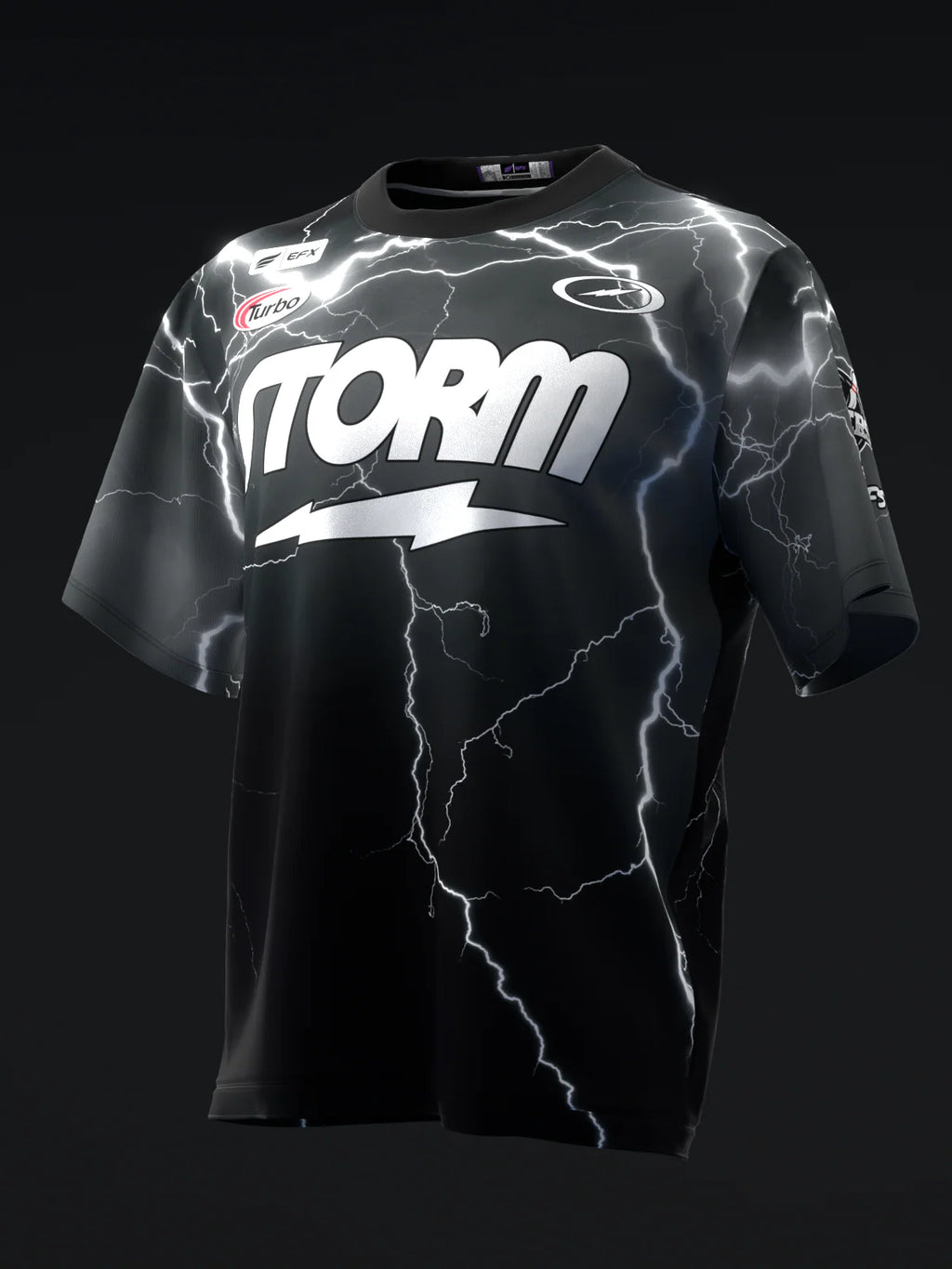 Custom Name - Nick Brown Lightning Black Bowling Jersey - All Size