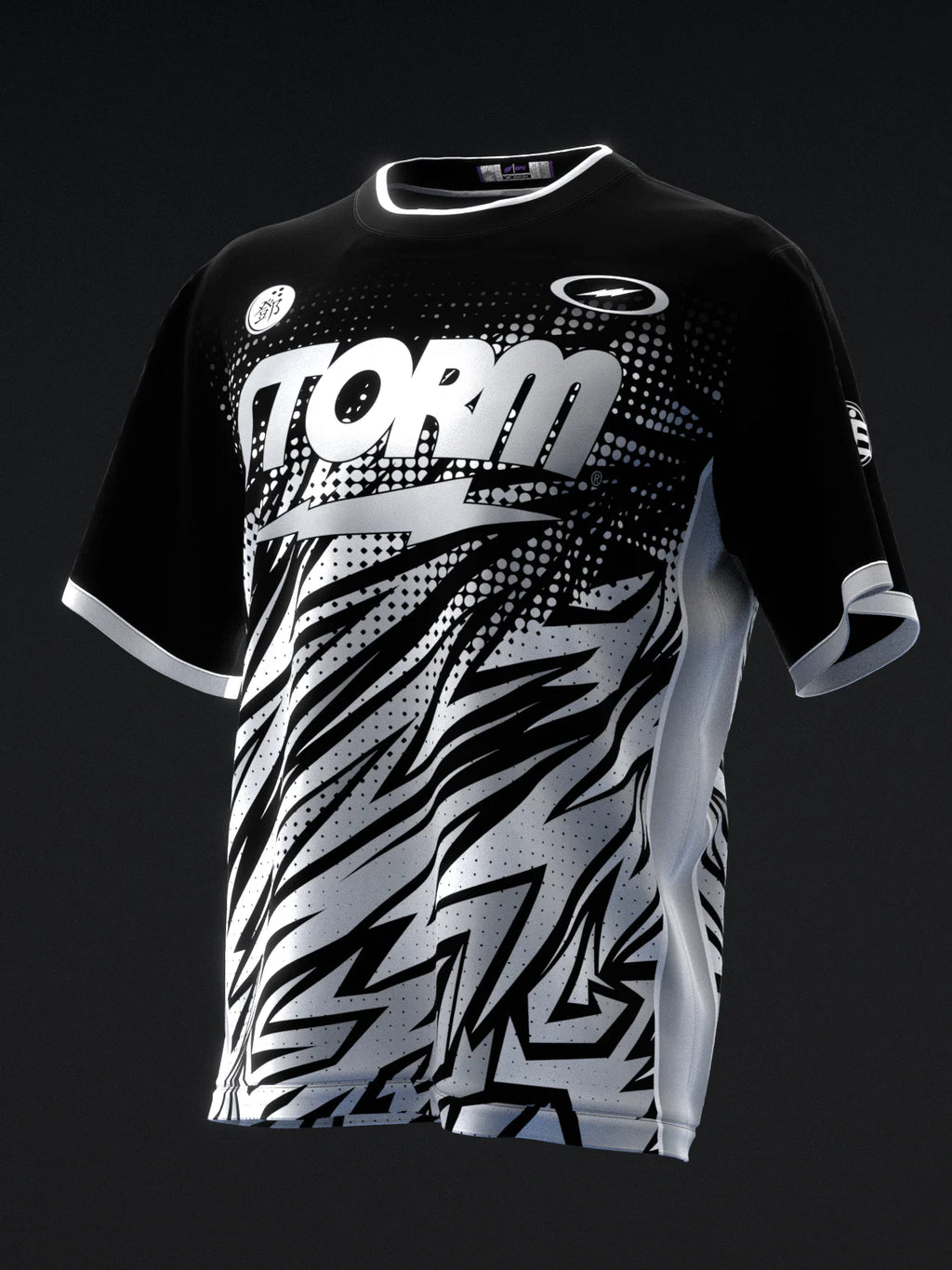 Custom Name - Darren Tang 2024 Colorway Black Silver Bowling Jersey - All Size