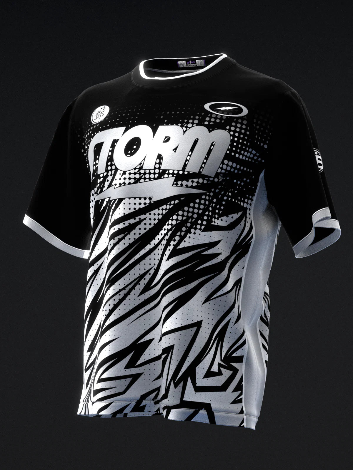 Custom Name - Darren Tang 2024 Colorway Black Silver Bowling Jersey - All Size