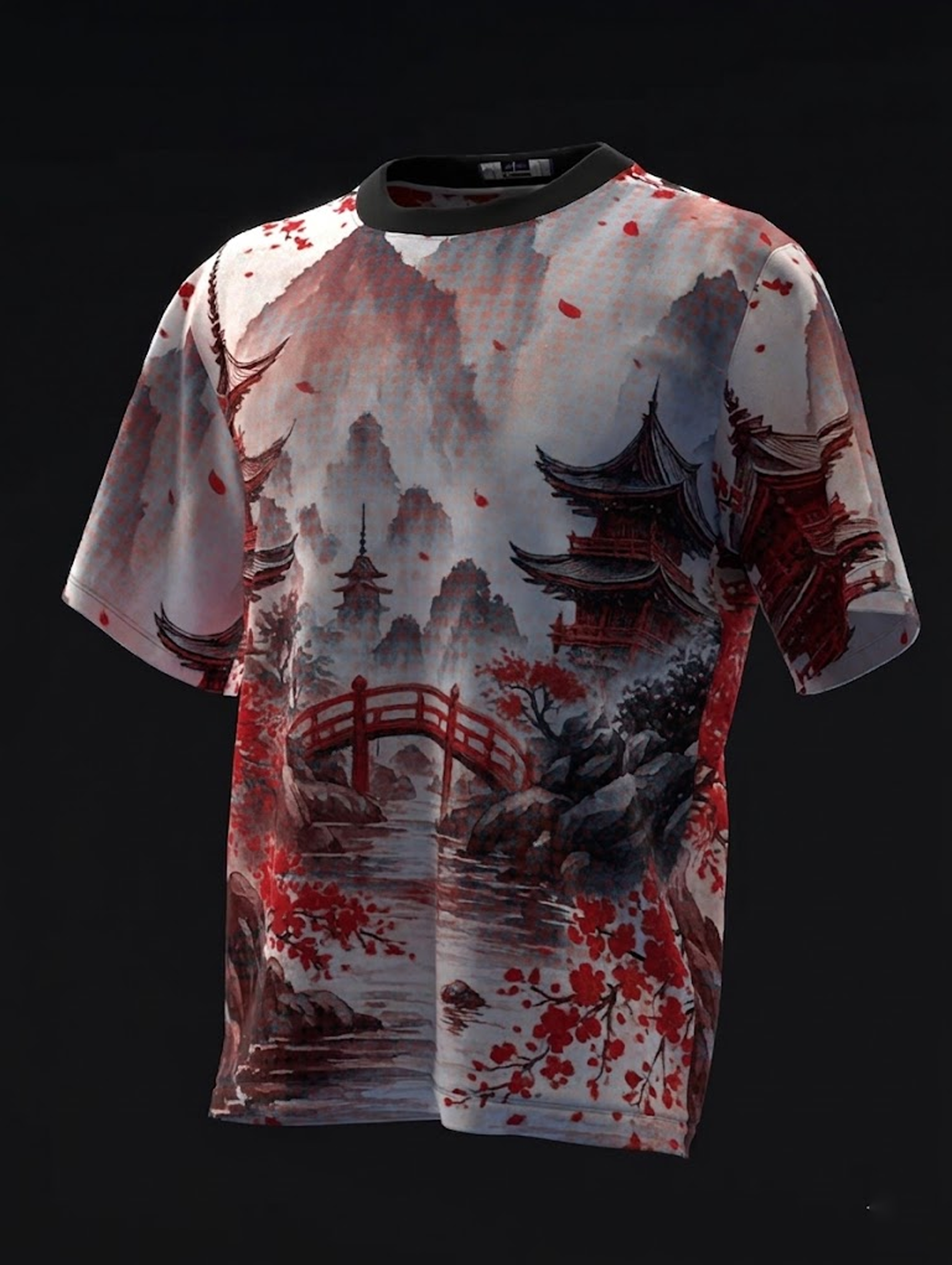 Custom Name - Sacred Echoes - Red Bowling Jersey - All Size